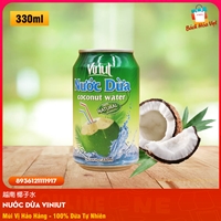 Nước Dừa VINUT Nuoc Dua (Lon 330ml) 椰子水